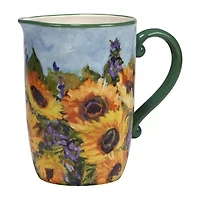 Certified International Sunflower Bouquet Serving Pitcher
