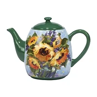 Certified International Sunflower Bouquet Teapot