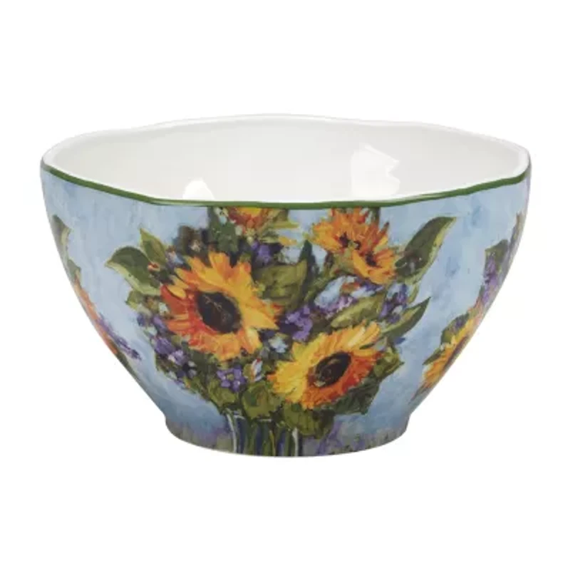 Certified International Sunflower Bouquet Serving Bowl