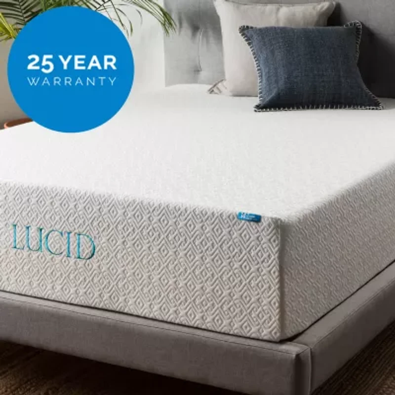 LUCID 14" Memory Foam Mattress