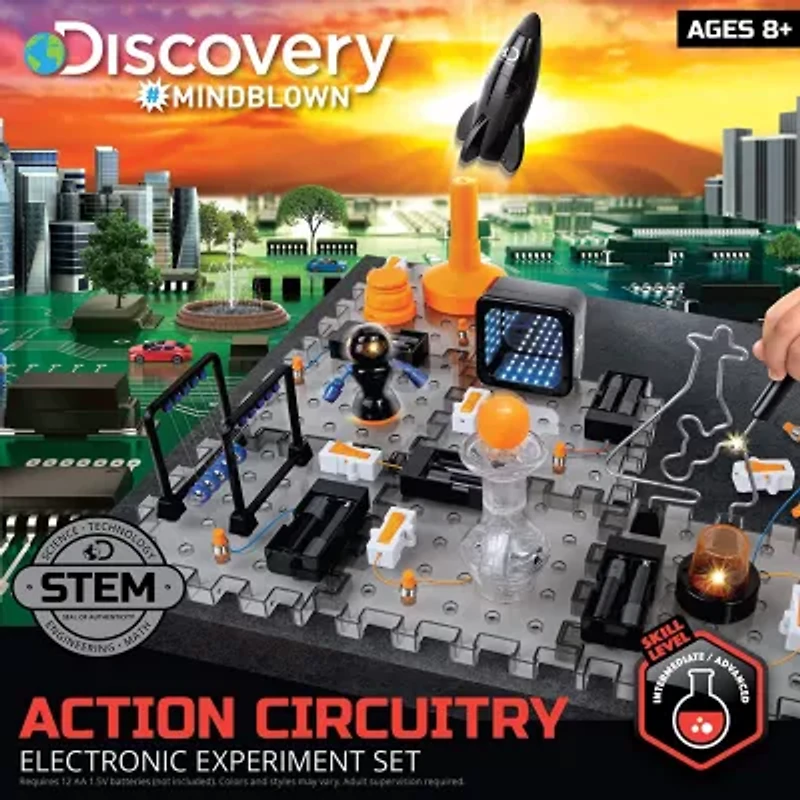Discovery #Mindblown Action Circuitry Electronic Experiment STEM Set
