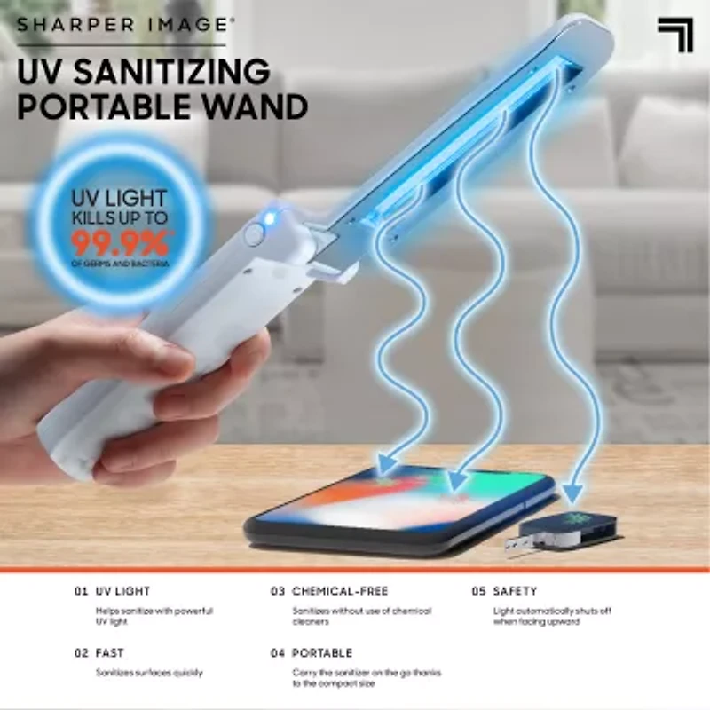 Sharper Image True UV Light Sanitizer Portable Wand