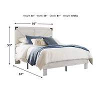 Signature Design By Ashley Shawburn Crossbuck Panel Platform Bed
