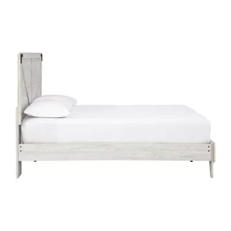 Signature Design By Ashley Shawburn Crossbuck Panel Platform Bed