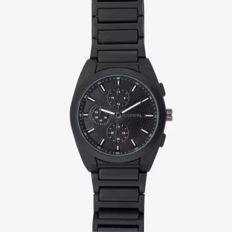 Geneva Mens Black Bracelet Watch Mac8122jc