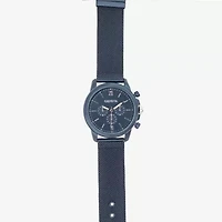 Geneva Mens Blue Stainless Steel 2-pc. Watch Boxed Set Mac7093jc