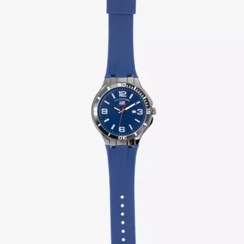 U.S. Polo Assn. Mens Blue Strap Watch Us9804jc