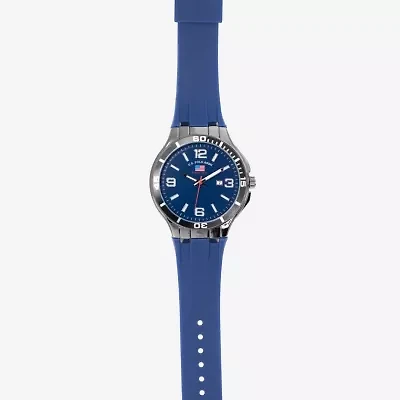 U.S. Polo Assn. Mens Blue Strap Watch Us9804jc