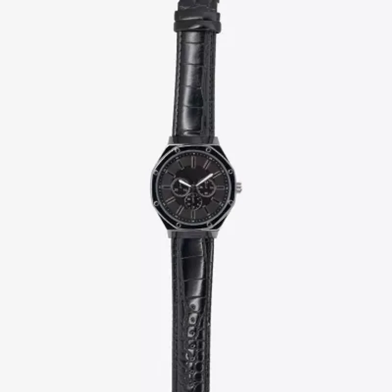 Mens Black 3-pc. Watch Boxed Set Mac7097jc