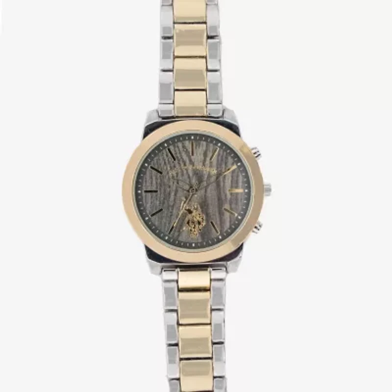 U.S. Polo Assn. Mens Two Tone Bracelet Watch Usc80719jc