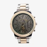 U.S. Polo Assn. Mens Two Tone Bracelet Watch Usc80719jc