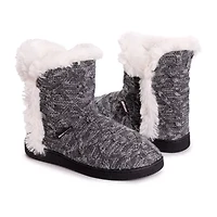 Muk Luks Womens Bootie Slippers