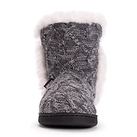 Muk Luks Womens Bootie Slippers