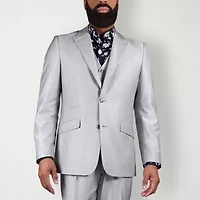 Steve Harvey Shantung Mens Classic Fit Suit Jacket