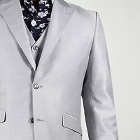 Steve Harvey Shantung Mens Classic Fit Suit Jacket