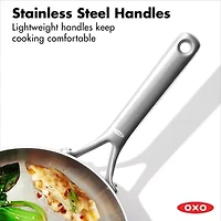 OXO Mira 3-Ply Stainless Steel 3.25-qt. Covered Saute Pan