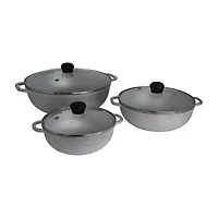 IMUSA Basic 6-pc. Caldero Set with Glass Lids