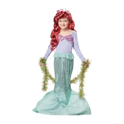 Little & Big Kid Girls Ariel Princess The Little Mermaid Costume