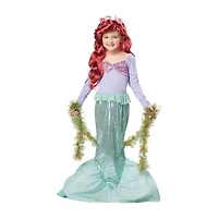 Little & Big Kid Girls Ariel Princess The Little Mermaid Costume