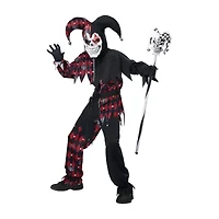 Little & Big Kid Boys Sinister Jester Costume
