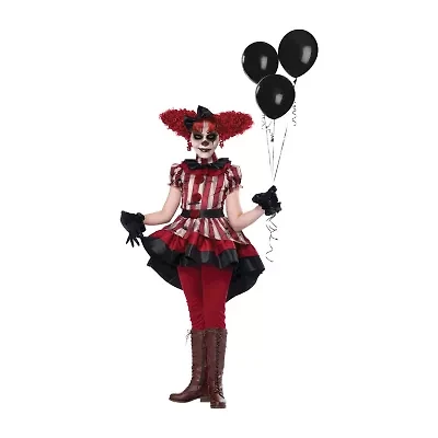 Little & Big Kid Girls Wicked Clown Costume