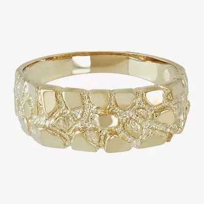 Nugget Mens 14K Gold Fashion Ring