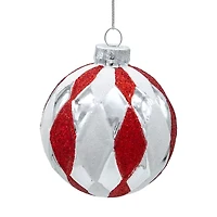 Kurt Adler 80mm Glass Ball 6-pc. Christmas Ornament