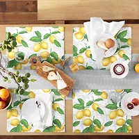 Martha Stewart Lots Of Lemons Dinner 4-pc. Placemat