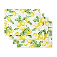 Martha Stewart Lots Of Lemons Dinner 4-pc. Placemat