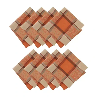Elrene Home Fashions Autumnal Harvest 8-pc. Napkins