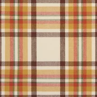 Elrene Home Fashions Harvest Russet Plaid Table Runner
