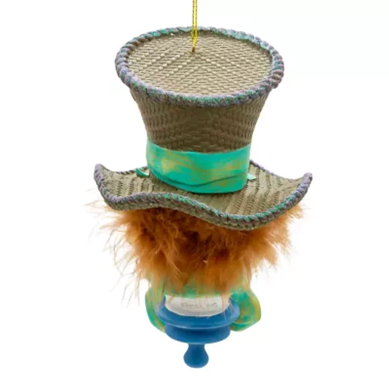 Kurt Adler 6-Inch Resin Hollywood Hats Hatter Alice in Wonderland Christmas Ornament