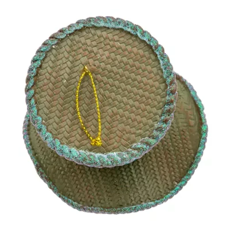 Kurt Adler 6-Inch Resin Hollywood Hats Hatter Alice in Wonderland Christmas Ornament