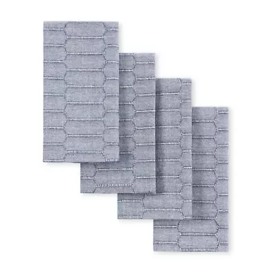 Martha Stewart Honeycomb Modern Farmhouse 4-pc. Napkins