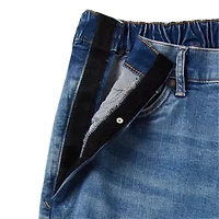 a.n.a Womens Plus High Rise Adaptive Easy-on + Easy-off Straight Leg Jean