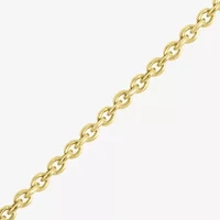 Womens 1/2 CT. T.W. Natural White Diamond 14K Gold 15 Inch Pendant Necklace