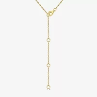 "Dreams" Womens 1/2 CT. T.W. Natural White Diamond 14K Gold Bar 15 Inch Pendant Necklace