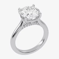 (G-H / Vs2-Si1) Womens 3 CT. T.W. Lab Grown White Diamond 14K Gold Solitaire Engagement Ring