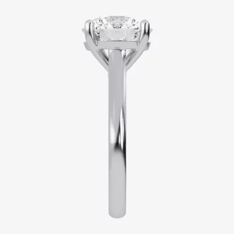 (G-H / Vs2-Si1) Womens 3 CT. T.W. Lab Grown White Diamond 14K Gold Solitaire Engagement Ring