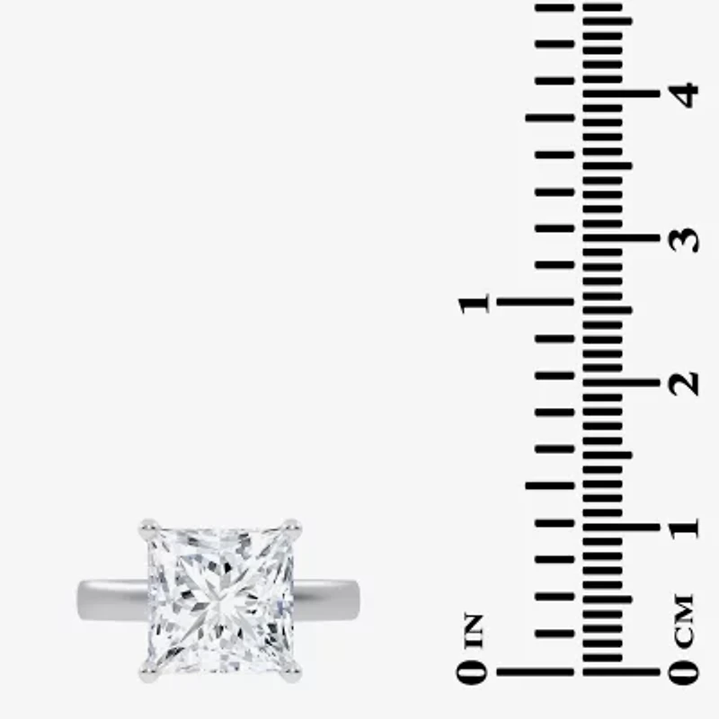 (G-H / Vs2-Si1) Womens 3 1/2 CT. T.W Lab Grown White Diamond 14K Gold Solitaire Engagement Ring