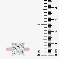 G-H / Vs2-Si1) Womens 3 1/2 CT. T.W Lab Grown White Diamond 14K Rose Gold Solitaire Engagement Ring