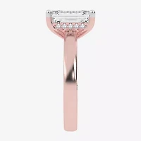 (G-H / Vs2-Si1) Womens 3 1/2 CT. T.W Lab Grown White Diamond 14K Rose Gold Solitaire Engagement Ring