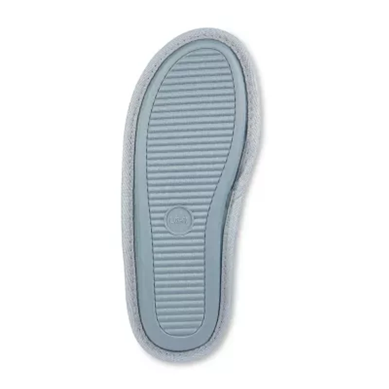Jessica Simpson Embellished Plush Womens Slip-On Slippers