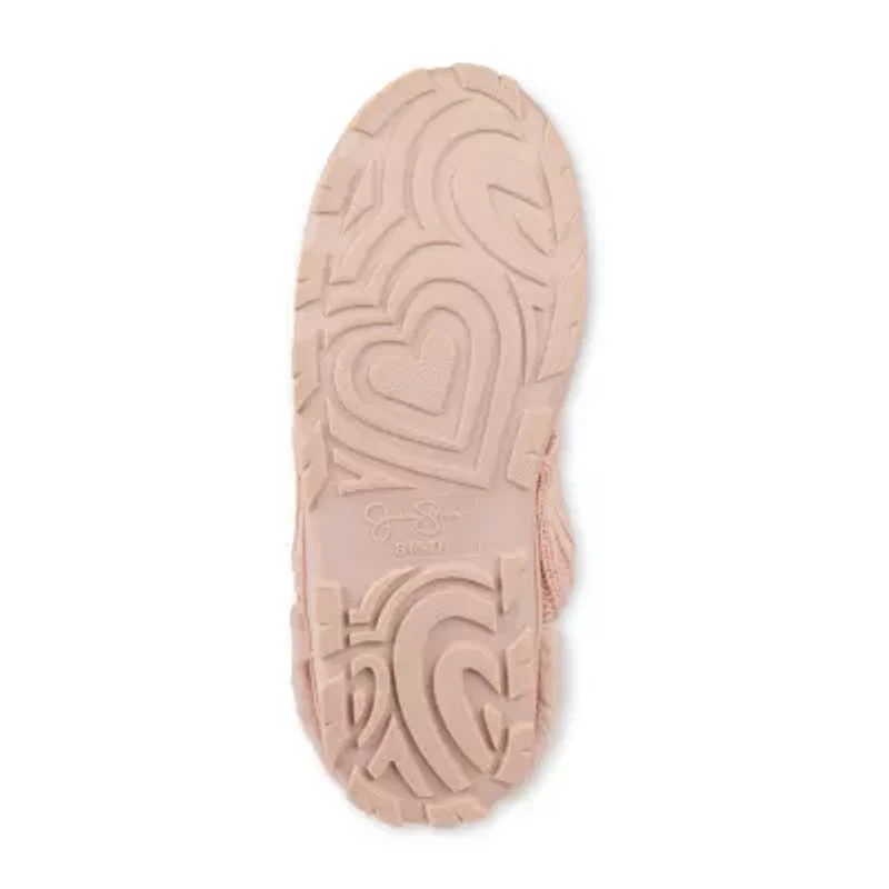 Jessica Simpson Cable Knit Womens Slip-On Slippers