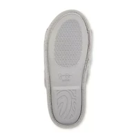 Jessica Simpson Beaded Bow Icon Plush Cross Womens Slip-On Slippers