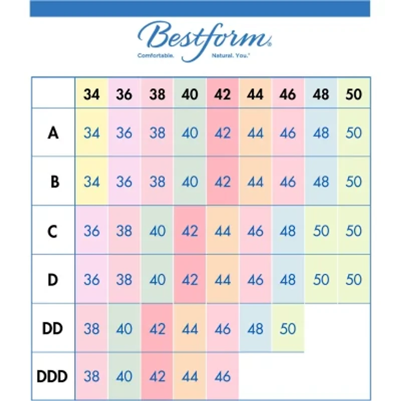 Bestform Tank Style Cotton Comfort Bra 3pk - 5009012PP