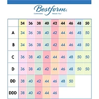 Bestform Tank Style Cotton Comfort Bra 3pk - 5009012PP