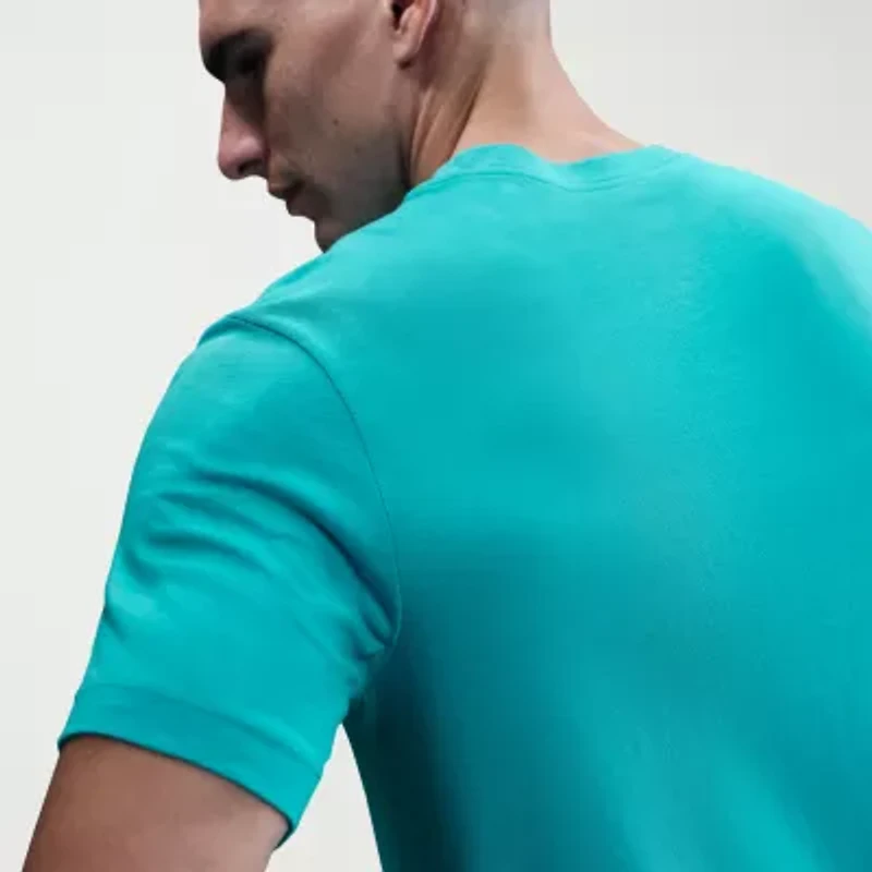 Nike Mens Crew Neck Short Sleeve Regular Fit Graphic T-Shirt