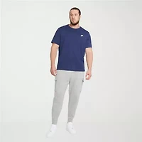 Nike Club Embroidered Logo Mens Crew Neck Short Sleeve Active Big and Tall T-Shirt