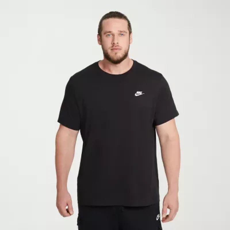 Nike Embroidered Logo Mens Crew Neck Short Sleeve Active Big and Tall T-Shirt